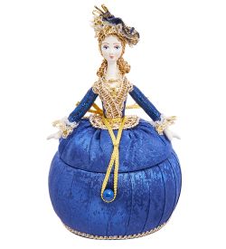 Народные промыслы RK-732/11 Кукла-шкатулка «Дама в вечернем платье»