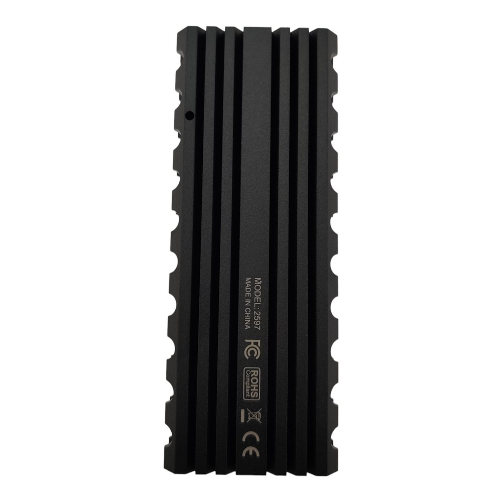 Корпус для твердотельного накопителя ineo M.2 NVMe (PCIe) USB 3.2 Gen 2 Type-C прочный в военном исполнении (планка Пикатинни) встроенный переключатель защиты от записи C2597-NVME