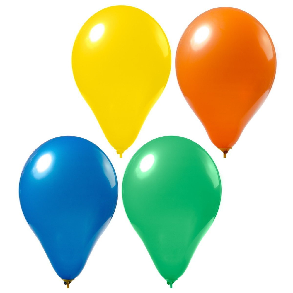 Шар воздушный пастель Alingar, №10, ассорти, 100шт/уп, пакет с европодвесом