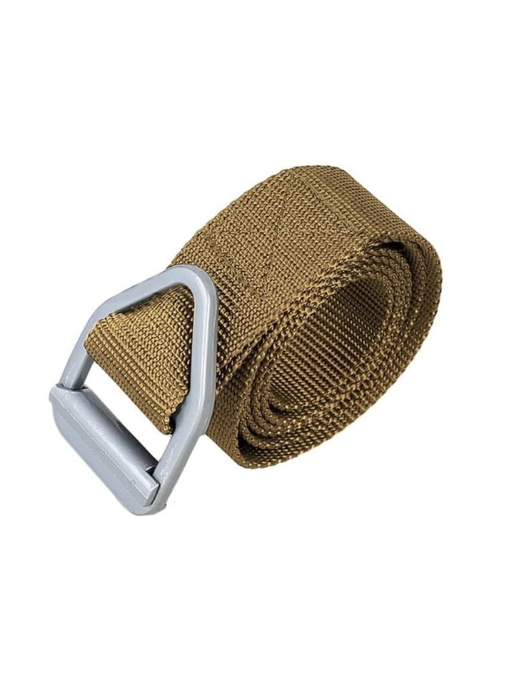 Ремень брючный пряжка металл матовая (койот)