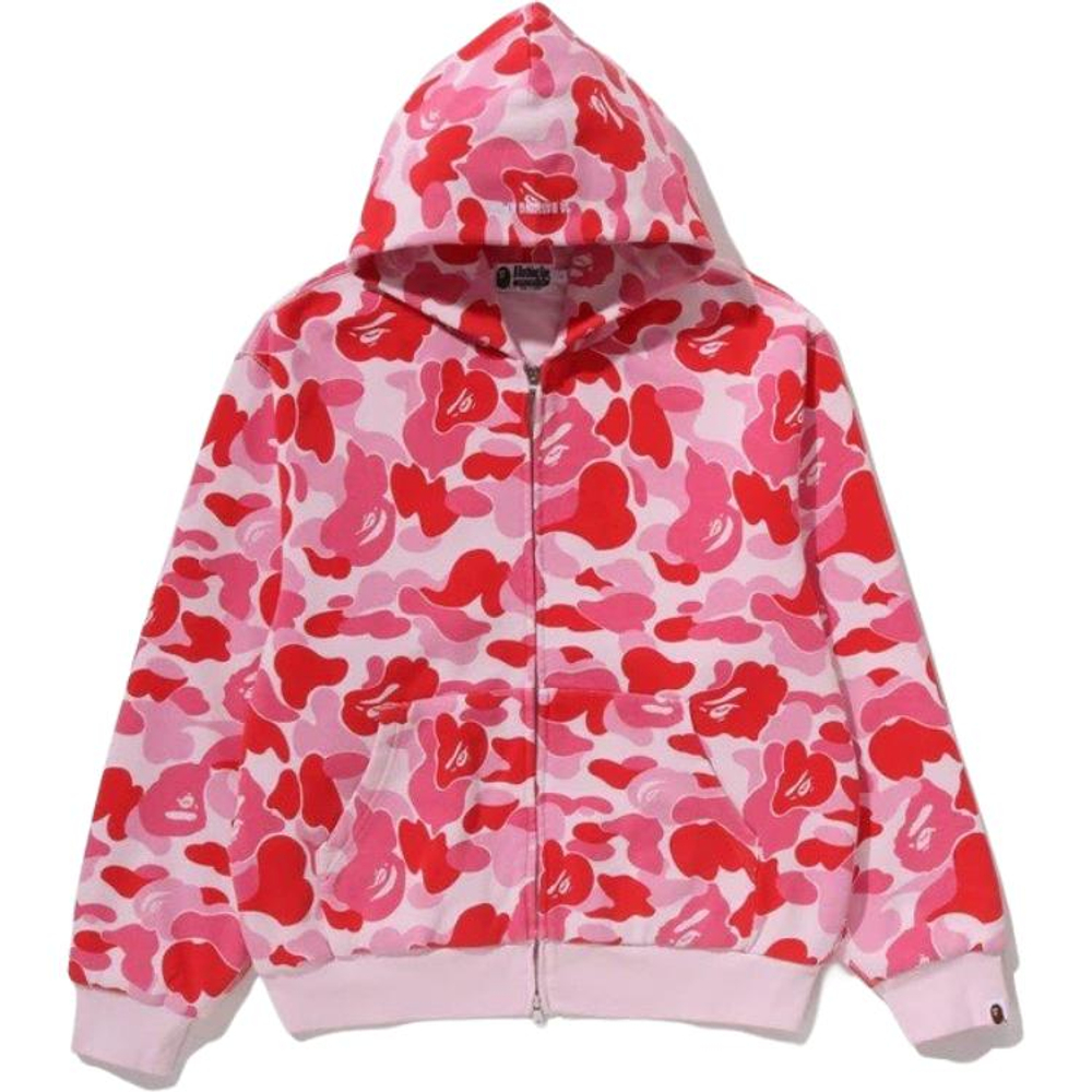 A Bathing Ape Bathing Ape Abc Camo Sweatshirts Cardigan Moderate No Fleece Lined Regular Zip Closure 0zxswm305821q