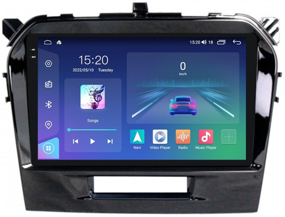 Магнитола для Suzuki Vitara 2015+ - Parafar PF996U2K на Android 13, QLED+2K, ТОП процессор, 8Гб+128Гб, CarPlay, 4G SIM-слот
