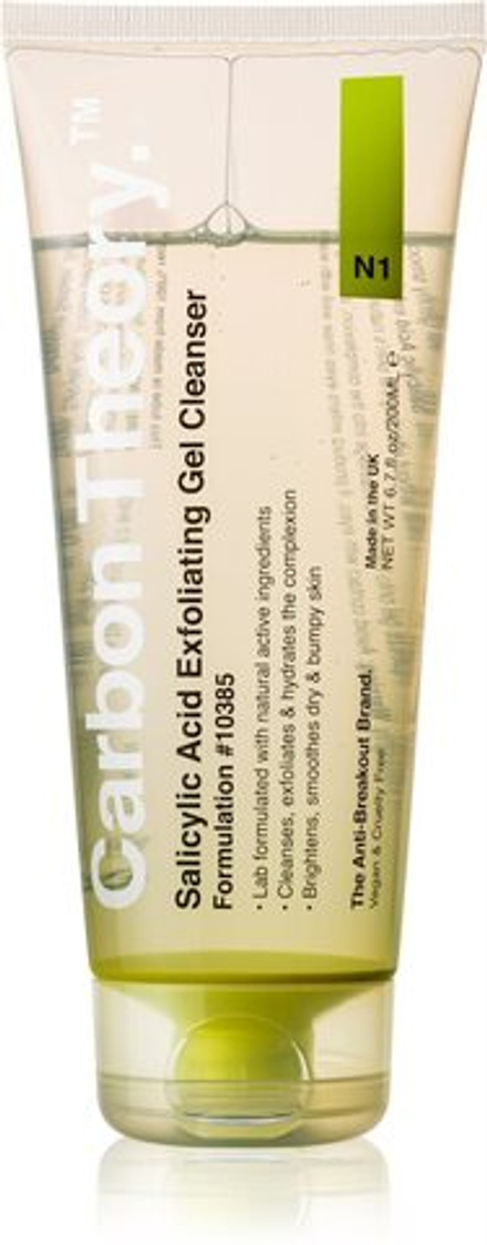 Carbon Theory Salicylic Acid - нежный отшелушивающий гель с увлажняющим эффектом /   200  ml  / GTIN 634114079760