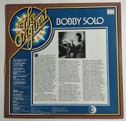Винтажная виниловая пластинка LP The Original Bobby Solo (Germany 1977)