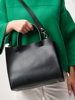 Кожаная сумка Deboro 30902 черный