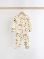 Комбинезон / Cлип для малышей Next N77-787, 3 шт., Бежевый, Серый