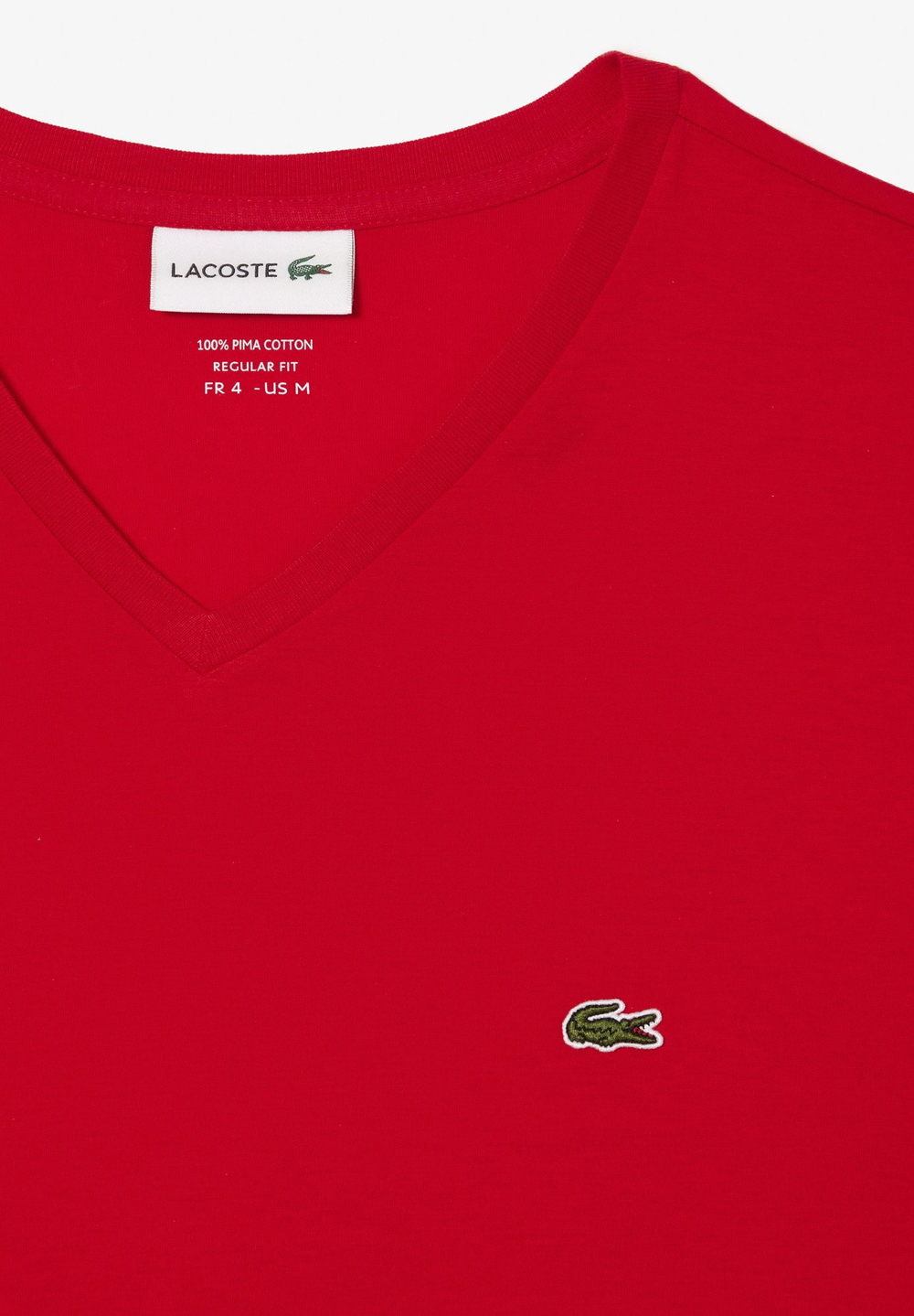 Lacoste Базовая футболка - Красный (LA222O01B-G12)