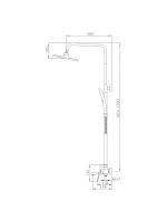 HB24816-3 Душевая система HAIBA