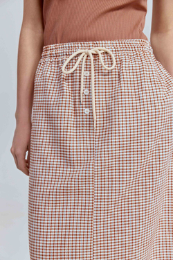 Юбка прямая виши с кантом