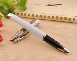 Ручка-роллер Waterman Carene, цвет: Contemporary white ST, стержень: Fblck