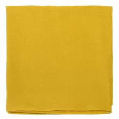 Скатерть из стираного льна горчичного цвета Essential 170х170 см