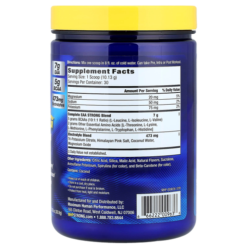 MHP, EAA Strong™, со вкусом лимона и лайма, 303,9 г (10,72 унции)