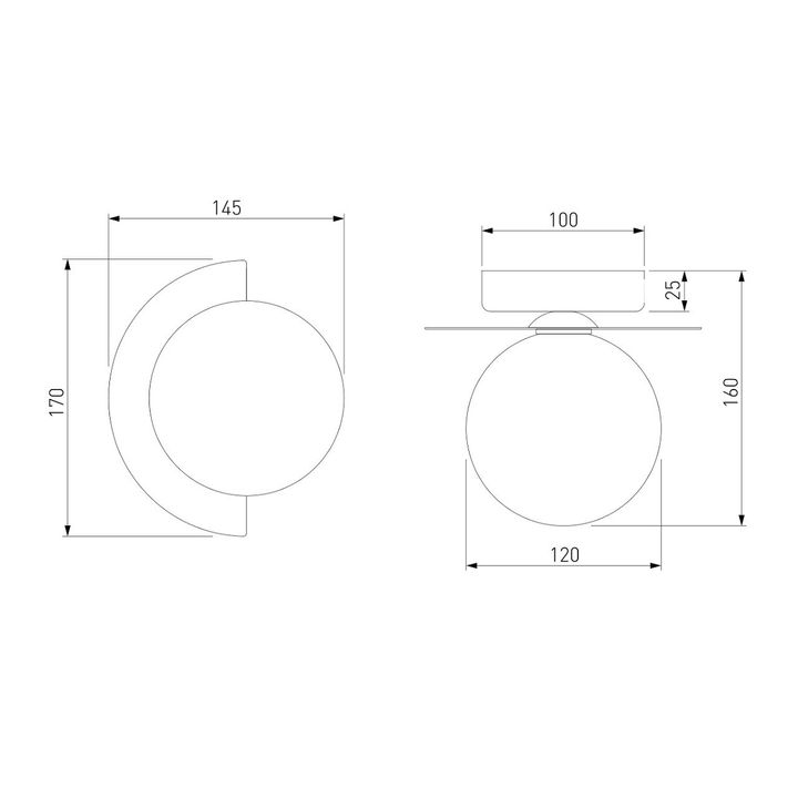 Настенный светильник Eurosvet Moity 70150/1 черный