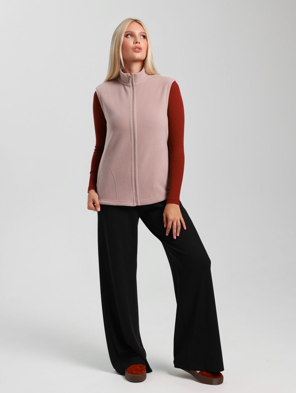 Толстовка (жилетка) Орбита Виотекс КАКАО