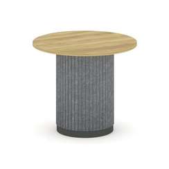 Felto Стол переговорный круглый D=900 PR.C.SPRG-004.D Дуб Винченцо/Металл Антрацит/Морская Галька 90