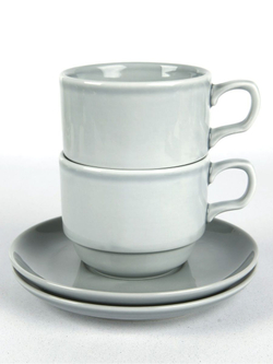 Чайная пара Башкирский фарфор, 200 мл, 2 шт, фарфор, цвет