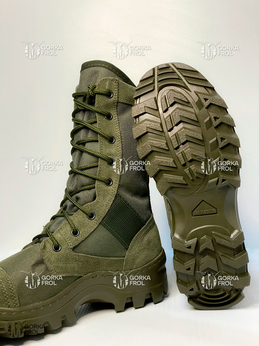 Ботинки с высокими берцами 35 О «RUSH OLIVA» – лёгкие