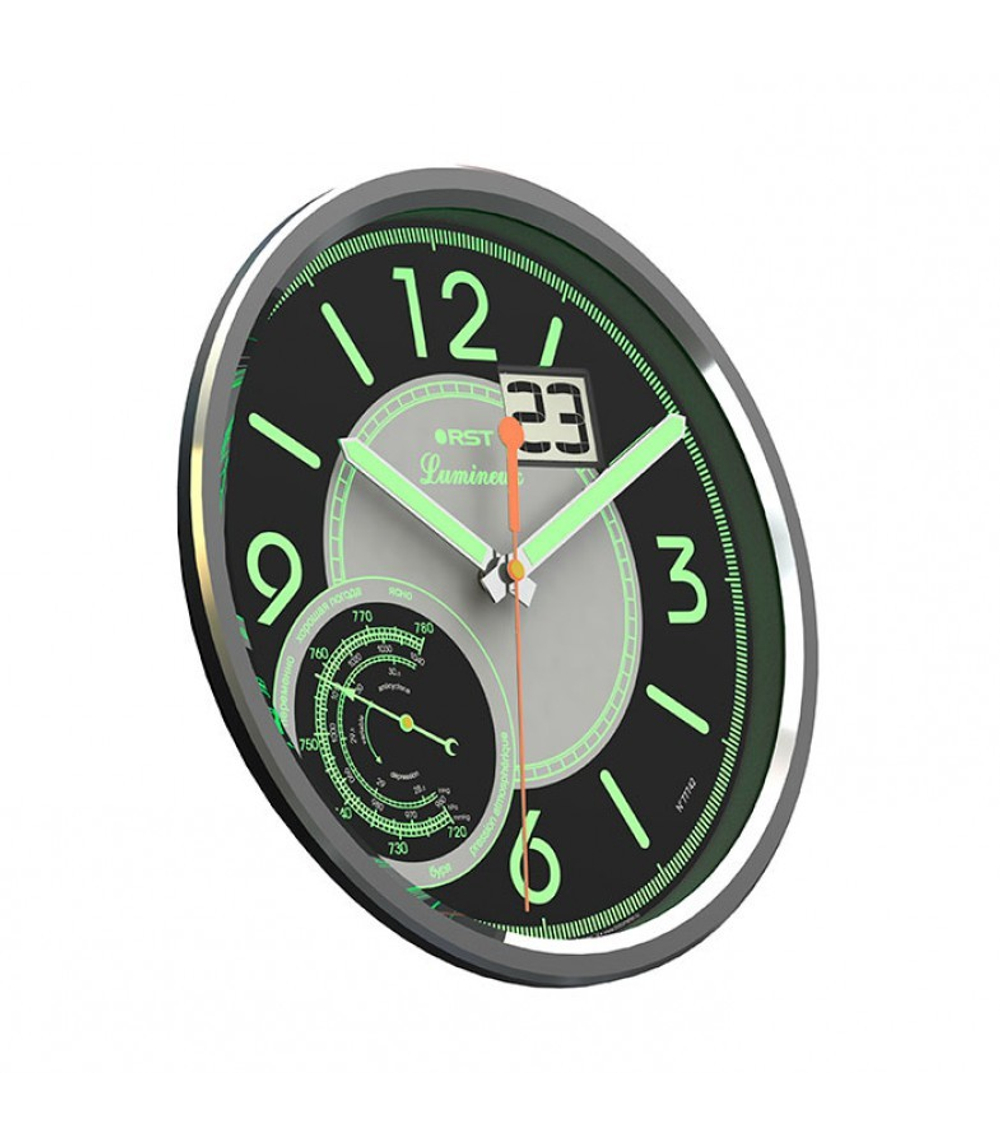 Часы - Метеостанция Lumineux RST 77742 (часы, дата, барометр)