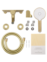 Смеситель для ванны с душем WONZON & WOGHAND CLICK, Брашированное золото (WW-FE05L221-BG)