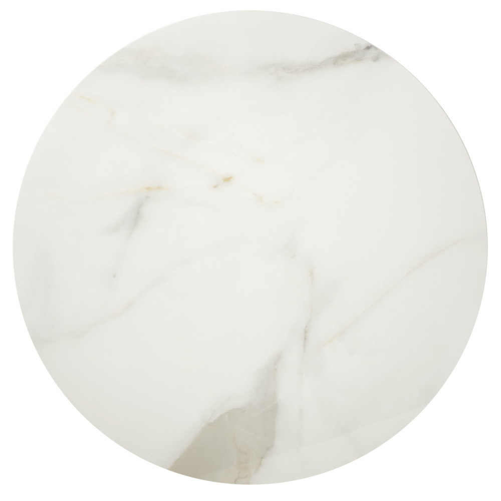 Кофейный столик Atlant диам.45см x 54см, золотой, металл, керамика