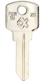 Заготовка английского ключа 10535 63 - XR 19D (PEN1D	_BZ1_PNZ1_PNZ1D_x_X25 (Китай)