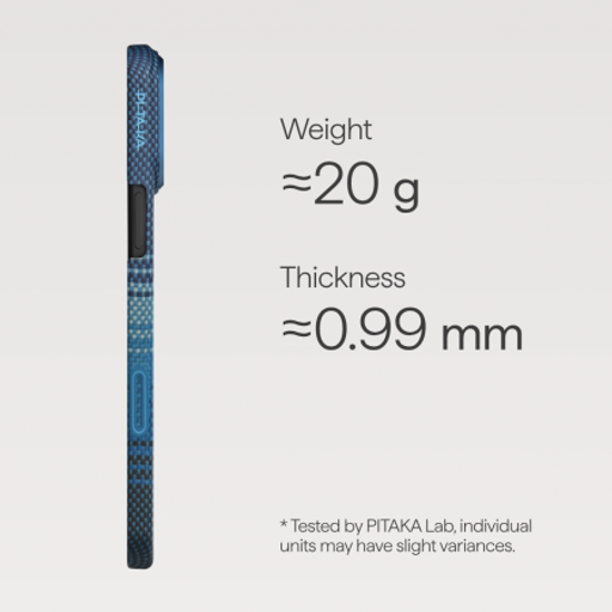 Чехол Pitaka Ultra-Slim Case для iPhone 17, Moonrise