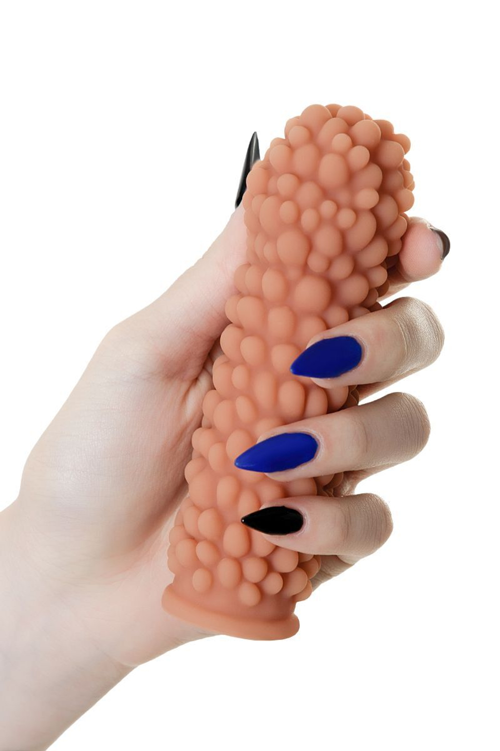 Насадка на фаллос с пузыриками по всей поверхности Extreme Sleeve 008 S-size - 12,7 см. (Цвет: телесный)