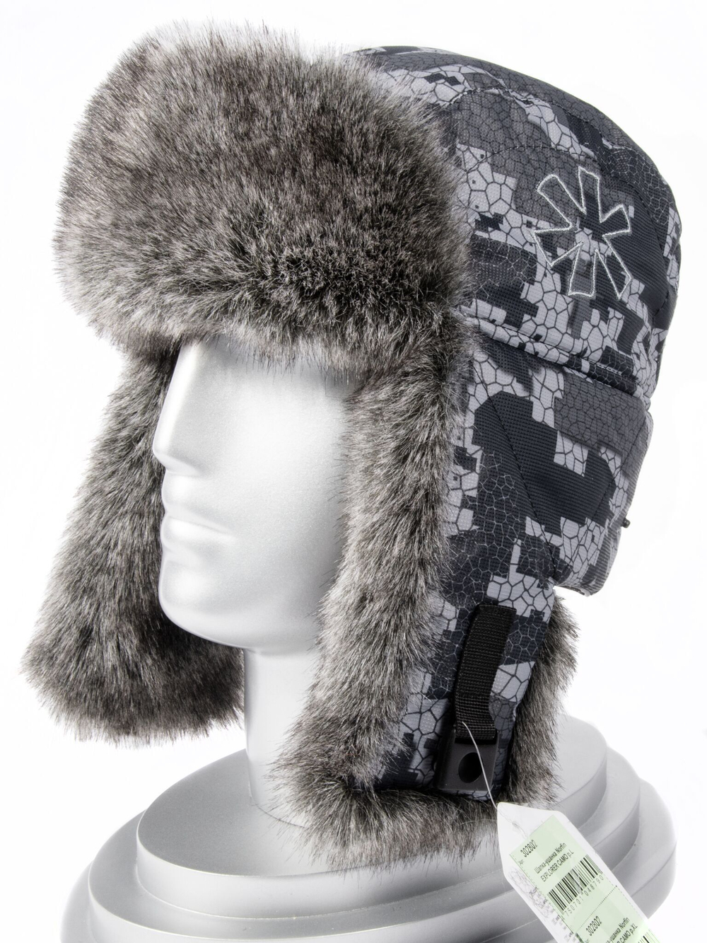 Шапка-ушанка мужская Norfin EXPLORER CAMO p.L