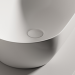 Раковина CERAMICANOVA Twist накладная овальной формы 500x300x140 белый матовый CN12001MW