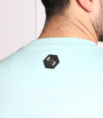 футболка Philipp Plein - голубой(MTK6119 PJY002N)