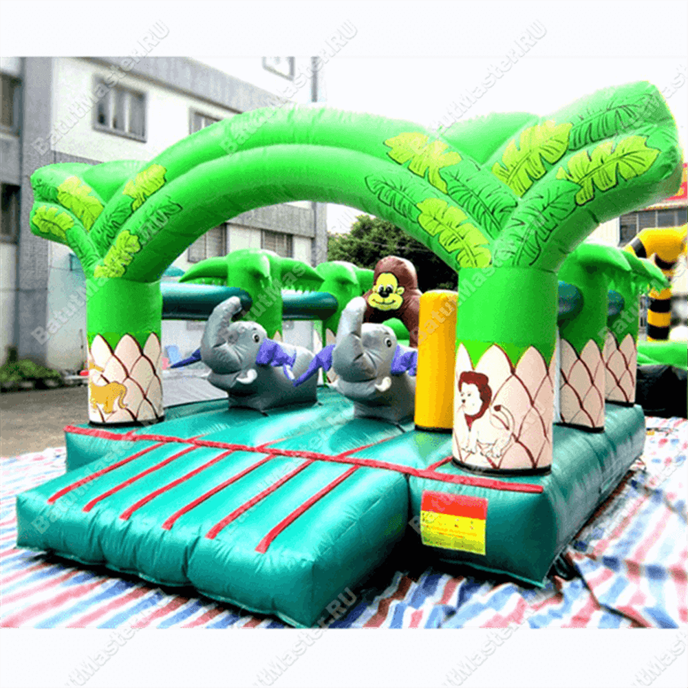 Коммерческий надувной батут "Национальный парк" 4*4*3 м