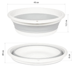 Таз ФЛЕКС 15 л складной, отверстие для подвешивания, материал- полипропилен, ТЭП М2516