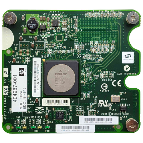 HP Emulex LPE1105 4Gb FC Dual-Port PCI-e HBA