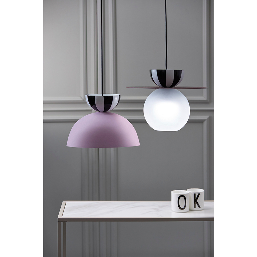 Светильник подвесной anniken, D36х28 см, сливовый