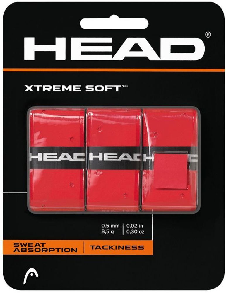 Теннисные намотки Head Xtremesoft 3P - красный