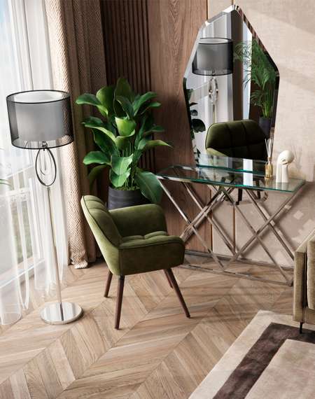Консоль ИНСИГНИЯ 115*30 серебро