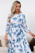 Платье Марго (белый/цветы) Р11-1245/5 Nikol