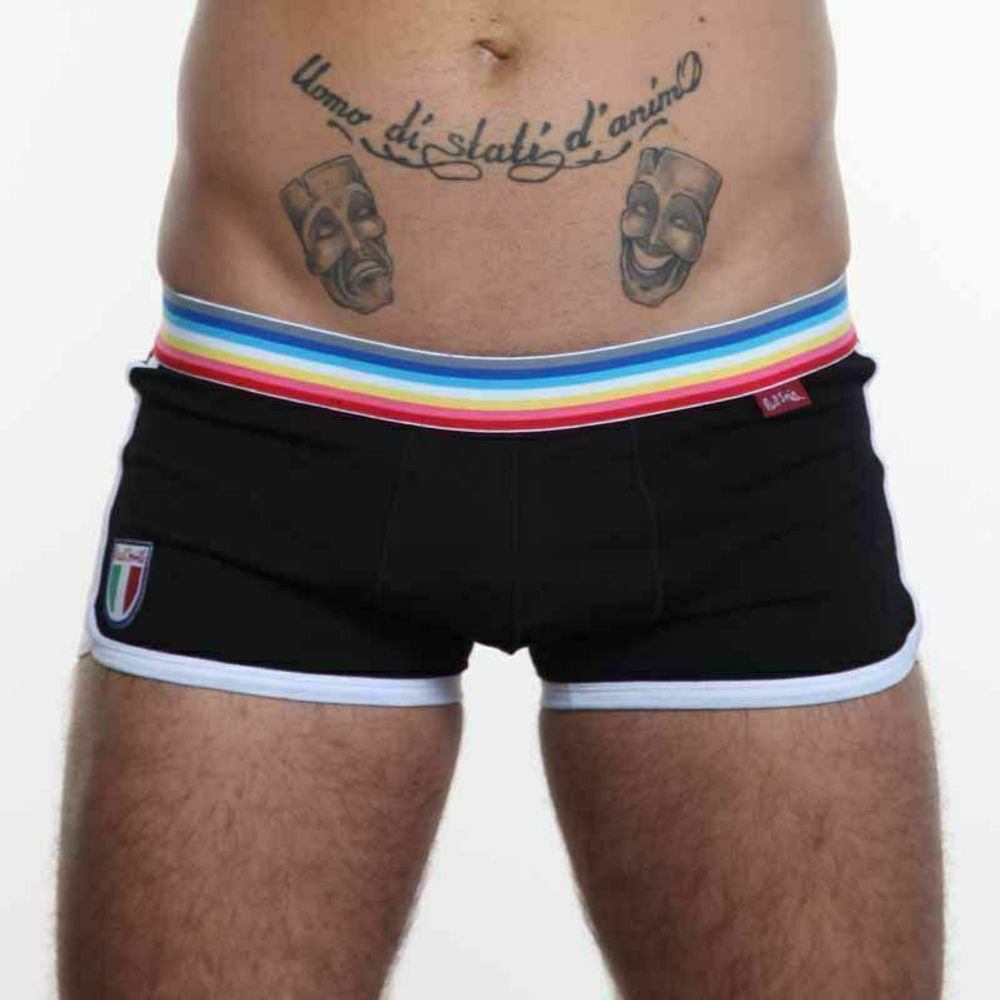 Мужские трусы хипсы черные Paul Smith Trunk Black