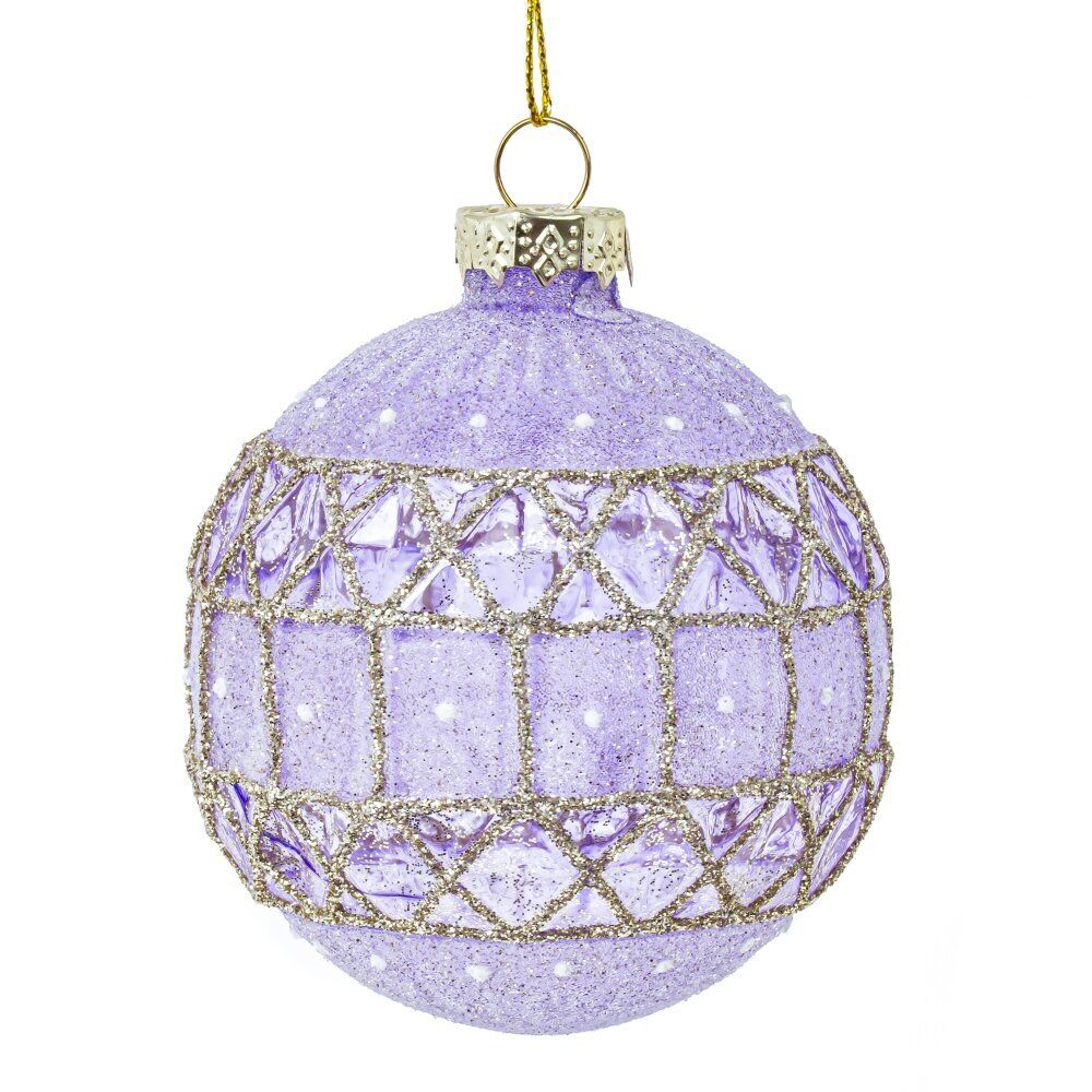 GAEM Набор из 12шт Украшение новогоднее "Шар", D 7.5 см, L34 W25 H9 см