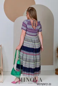 Платье 21-33-синий Minova