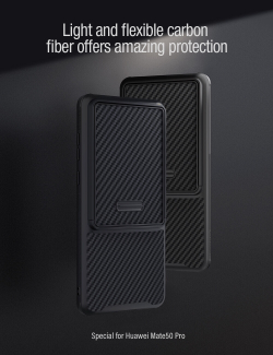 Чехол Nillkin Sinthetic fiber S Case с защитой камеры для Huawei Mate 50 Pro