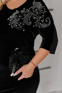 Платье бархатное УК-986 Fabrika