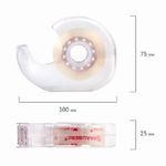 Клейкая лента в диспенсере 19*33 мм, прозрачная, Brauberg