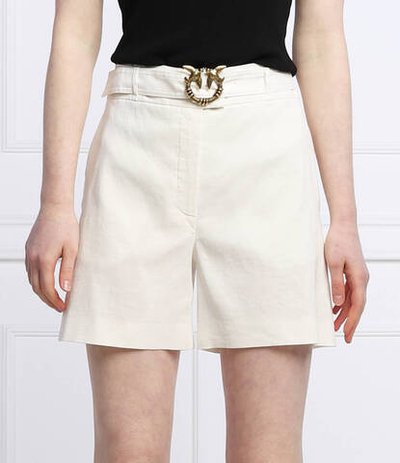 льняное шорты sulmona Pinko - кремовый(1G17CZ 7435)