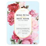 Koelf, маска для пяток с лепестками роз, 1 пара, 6 г