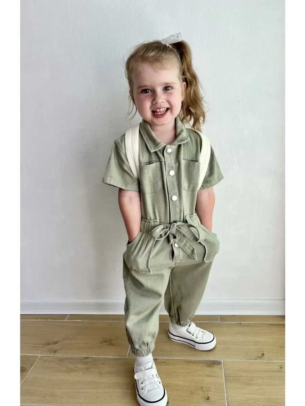 Комбинезон джинсовый