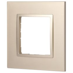 Рамка для розеток и выключателей ЭРА Elegance 14-5011-04 Classic, на 1 пост, шампань