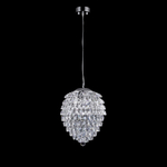 Светильник подвесной Crystal Lux CHARME SP4 CHROME/TRANSPARENT