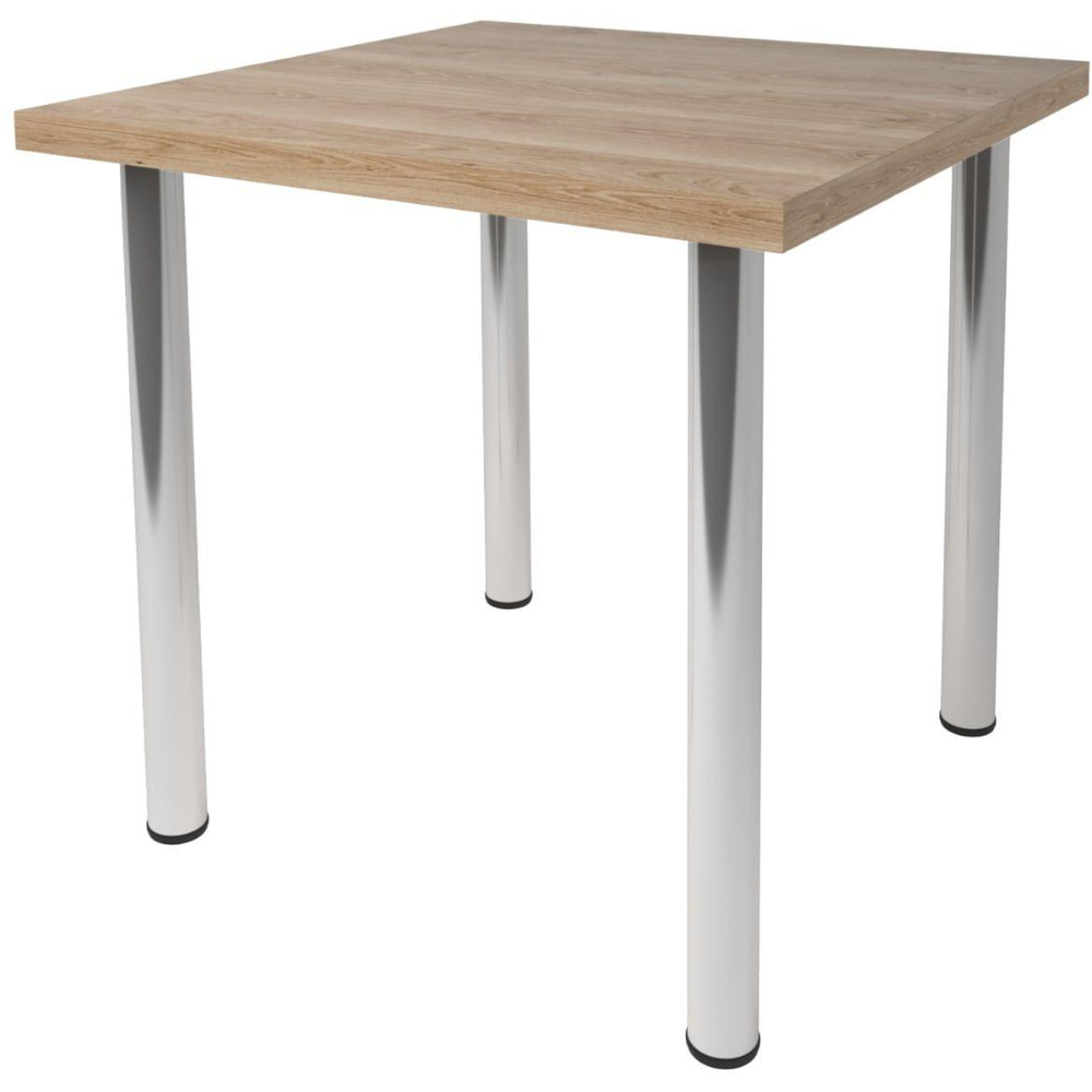 Стол обеденный UD_Стиль гранд СТ5-02 800х800 опора хром, 1023 дуб горный