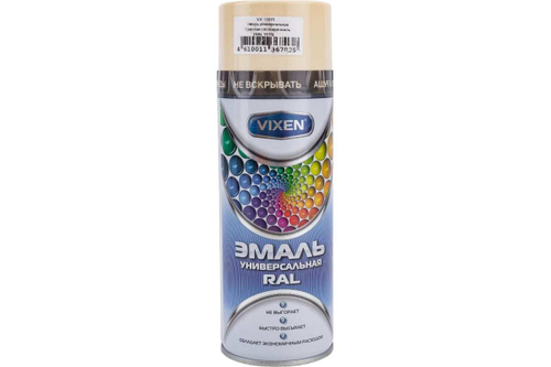 Эмаль алкидная Vixen RAL1015 светлая слоновая кость (520мл) аэрозоль